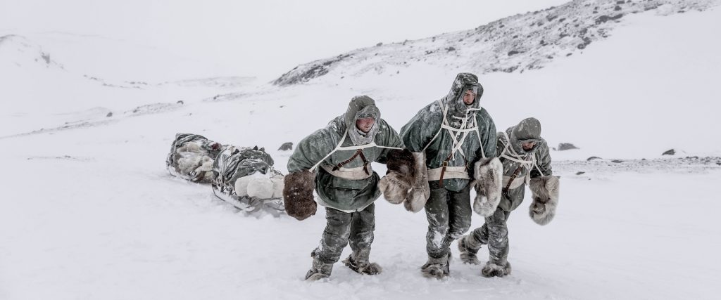 Joe Bence, Paul McQuaid and Andy Hindson in The Worst Journey In The World